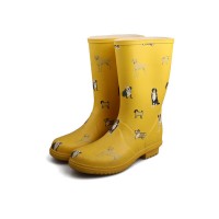 Yellow Rubber Rain Boots6