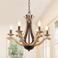Handcrafted wooden lamps lighting