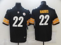 Men's Pittsburgh Steelers #22 Najee Harris Nike Black Player Game Football Jersey