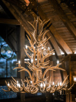 Hand Forged Iron Ten Light Chandelier
