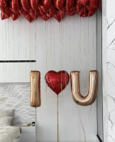 Valentine’s Day balloons in Dubai