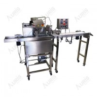 Small Commericial Used DIY Biscuit Enrober Black White Chocolate Coating Enrobing Machine66