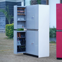 Premium steel almirahs with modern design, durability & 10-year warranty.