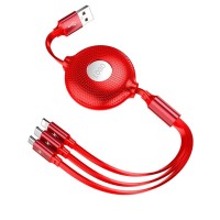 3 IN 1 Five Gears Stretch Usb Cable50