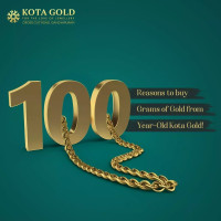 Buy a Gold 100 Grams- Next 100 grams with ZERO VA charges!- Kota Gold, Coimbatore
