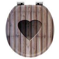 Round Wood Toilet Seat With Slow Close66