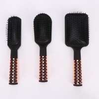 Electroplated Metallic Paddle Hair Brush78