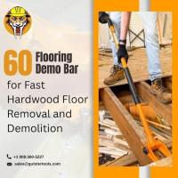 60 Flooring Demo Bar for Fast Hardwood Floor Removal and Demolition