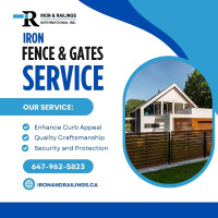 Metal iron railings Toronto