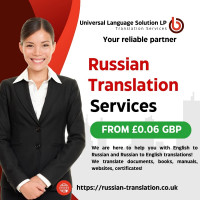 Russian marriage certificate translation UK