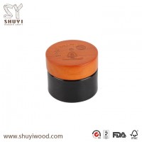 55MM Wooden Cosmetic Jar With Round Lid3