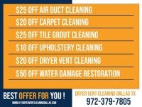 911 Dryer Vent Cleaning Dallas TX