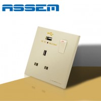 1 Way 13A Switch Socket With USB Charger52