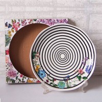 Ceramic Line Pattern Plate59