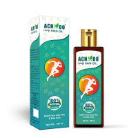 Achoo pain relief oil for painful knees, muscles, arthritis, brusitis, joint pain.