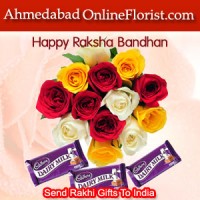 Order colourful Rakhis & Gifts at Low Cost-Same Day Free Delivery to Ahmedabad