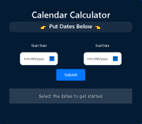 Calendar Calculator - Easily Calculate Dates and Durations