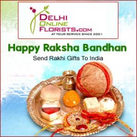 Send Rakhi Gifts to Delhi for your Brother on the Same Day at Cheap Price