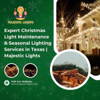 Expert Christmas Light Maintenance & Seasonal Lighting Services in Texas | Majestic Lights