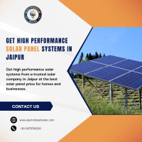 Get High Performance Solar Panel Systems In Jaipur.