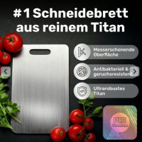 Katori Titanium Cutting Board | Hygienic, Durable & Knife-Safe