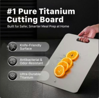 KatuChef Titanium Cutting Board – Durable, Hygienic, Survival-Ready Design