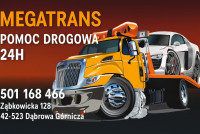 MEGATRANS Pomoc Drogowa Dąbrowa Górnicza 24h – Laweta