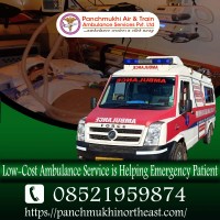Affordable Panchmukhi North East Ambulance Service in Guwahati