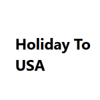 Holiday To USA Blog