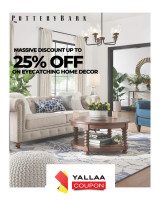 Pottery Barn Home Decor Sale – Up to 25% Off | Yallaa Coupon