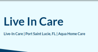 Live-In Care | Port St. Lucie, FL | Aqua Home Care