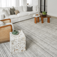Theodore Ashton - Mixed-pile Narrow Stripes All Over Carpet