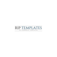 Funeral Program Templates | Editable Memorial Canva Designs – RIP Templates