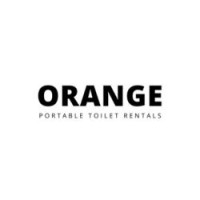 Orange Porta Potty