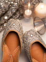Step into Luxury with Velvet Jutti by Gulbahar Jutti