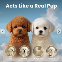 Wuffy Robot Puppy – AI-Powered Interactive Robot Dog with Lifelike Motion