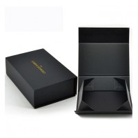 Gold Foil Foldable Gift Box Origami Collapsible Paper Packaging Magnetic Folding Paper Box92
