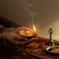brass diya price