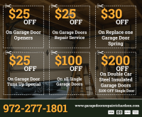 Garage Doors Repair Richardson