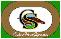 Custom Horse Signs