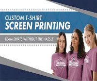 Custom Screen Printed T-shirts with no setup fees