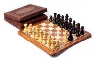 Wooden chess board