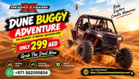 Huge Deal: Dune Buggy Dubai Ride @ AED 299 – Book Now!