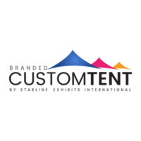 custom tent with logo