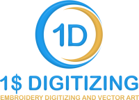 Affordable Embroidery Digitizing & Vector Art Services | 1Dollar Digitizing