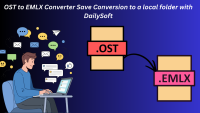 OST to EMLX Converter Save Conversion to a local folder with DailySoft