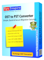 SysInspire OST to PST Converter software