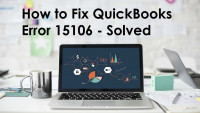 Quickbook update Error 15106