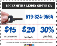 CAR LOCKSMITH LEMON GROVE CA