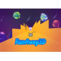 Endless running game in space tunnel